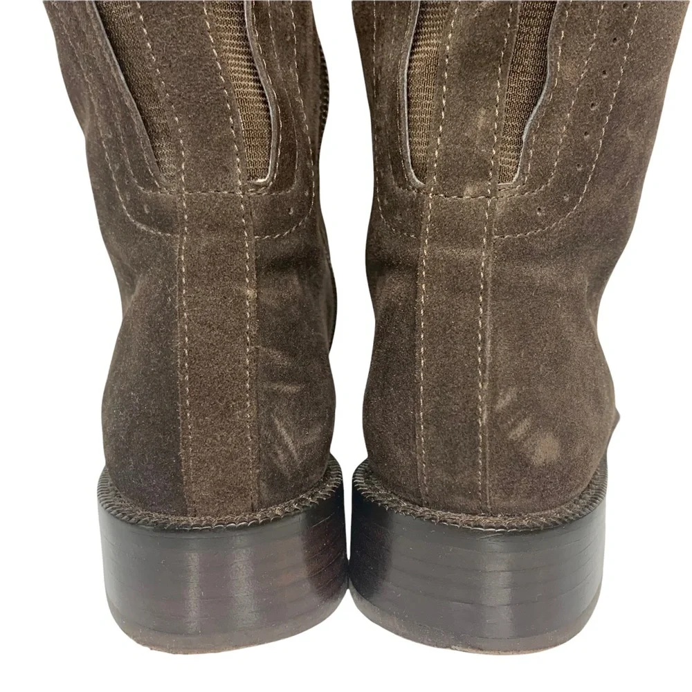 VANELI Suede Buckle Back Long Boots Sz 6